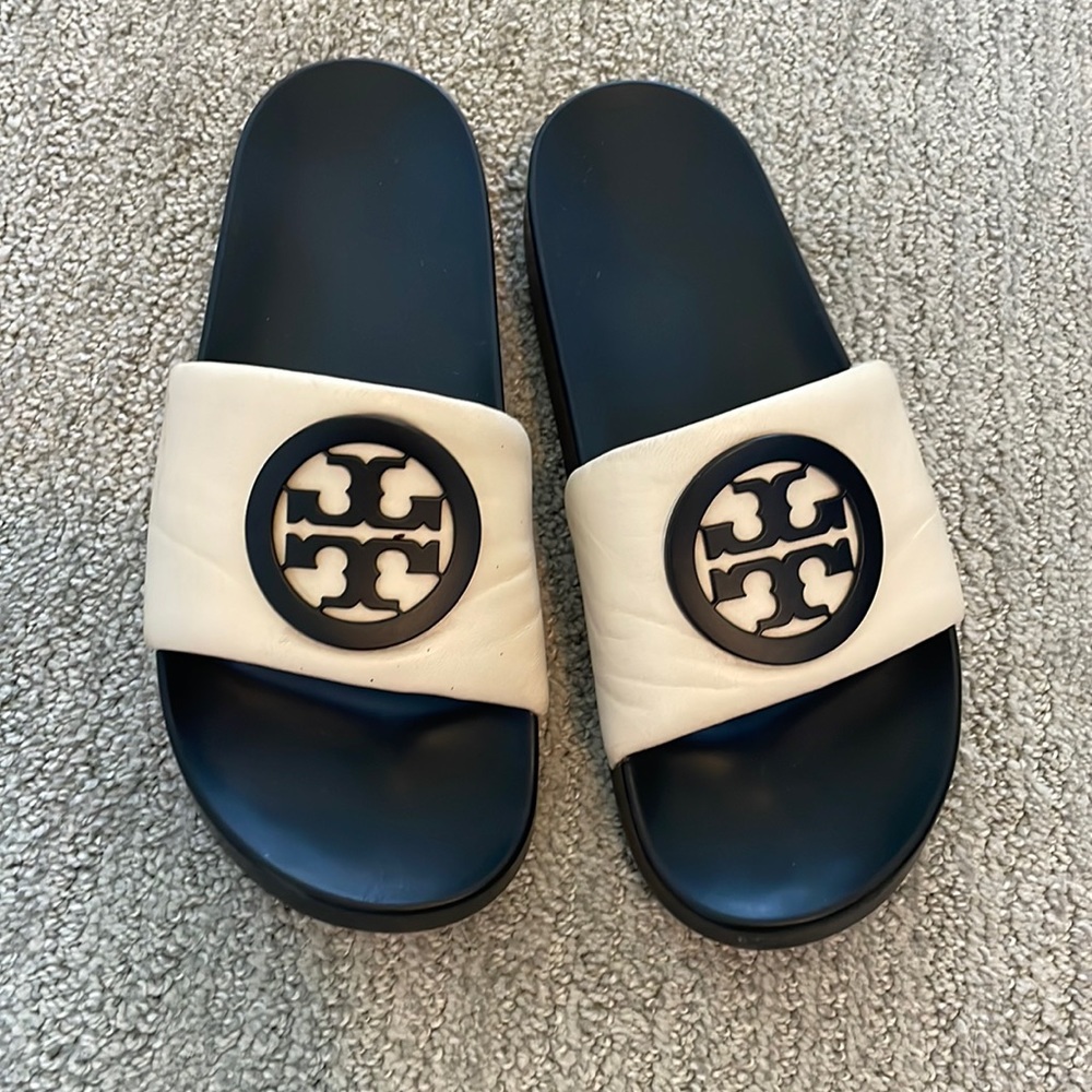 Tory Burch sport slides size 9